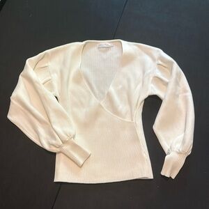 NWOT All in Favor Ribbed Sweater Top. Size XS.